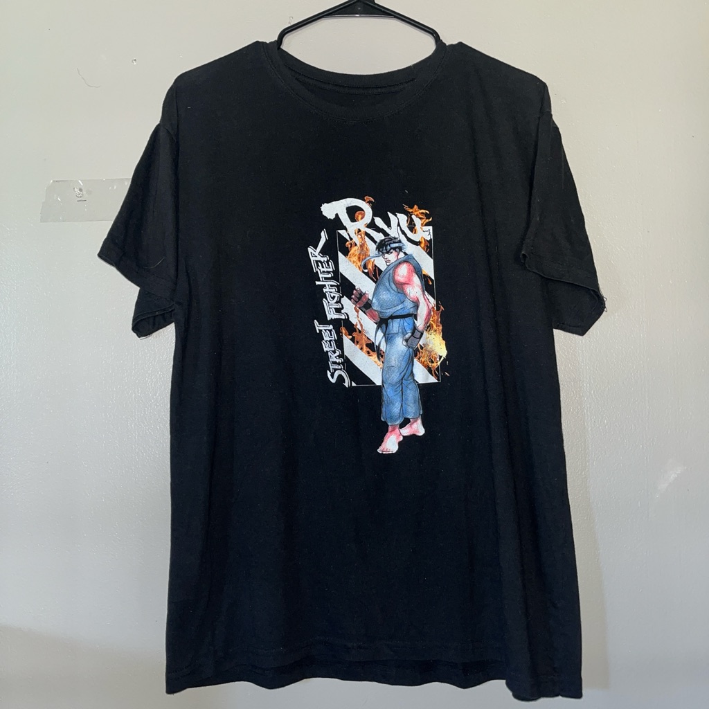 Street Fighter Adult Shirt Previously Owned